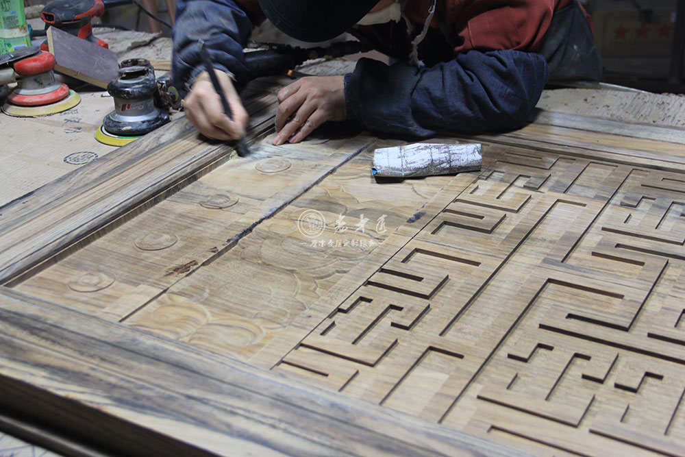 原木定制整板雕刻