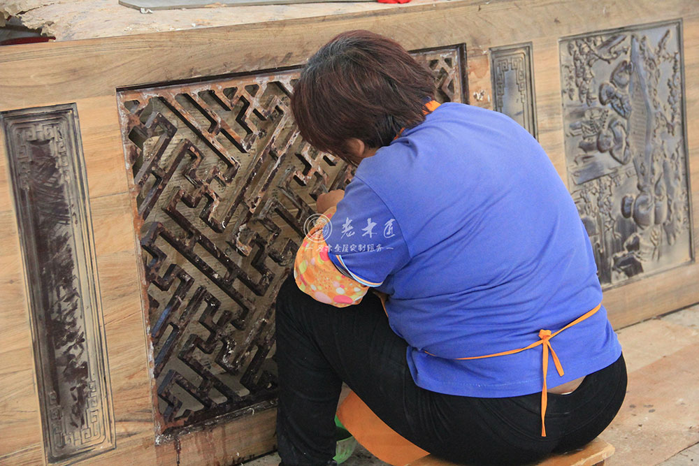 原木定制整板雕刻