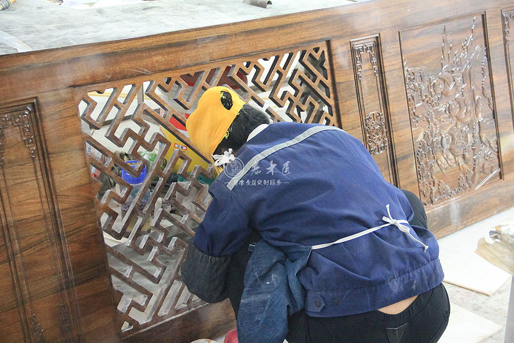 原木定制整板雕刻