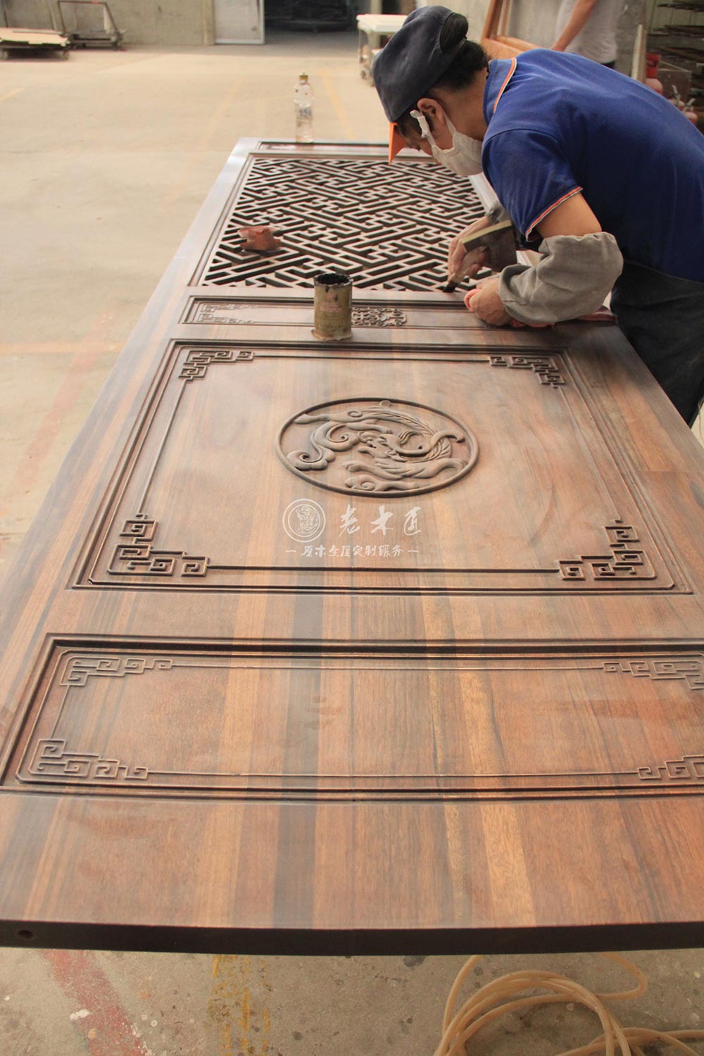 原木定制整板雕刻