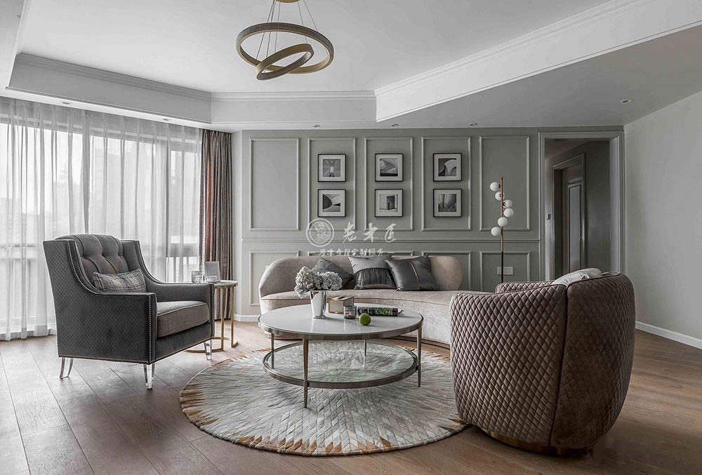 高級灰簡美原木家裝定制