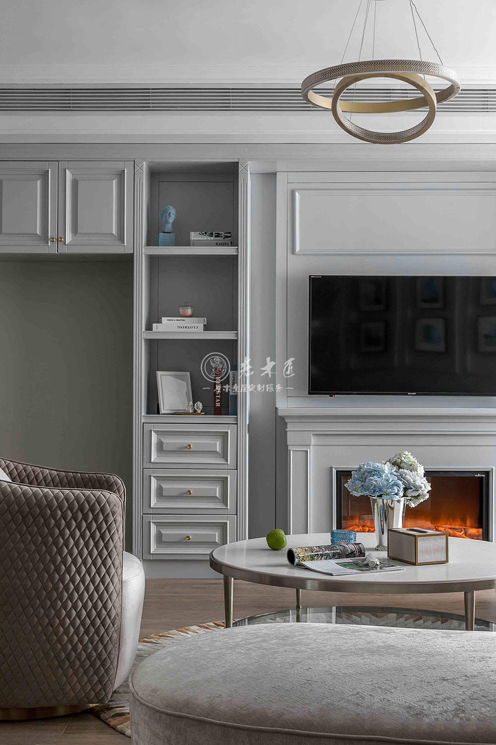 高級灰簡美原木家裝定制