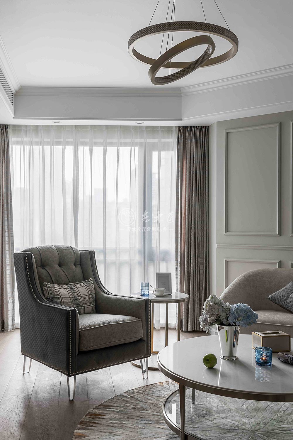 高級灰簡美原木家裝定制