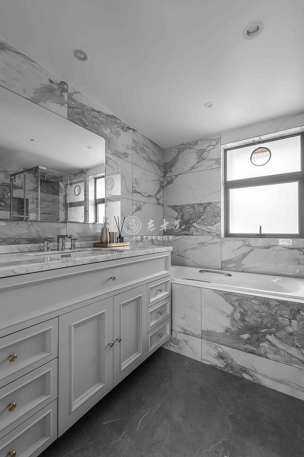 高級灰簡美原木家裝定制