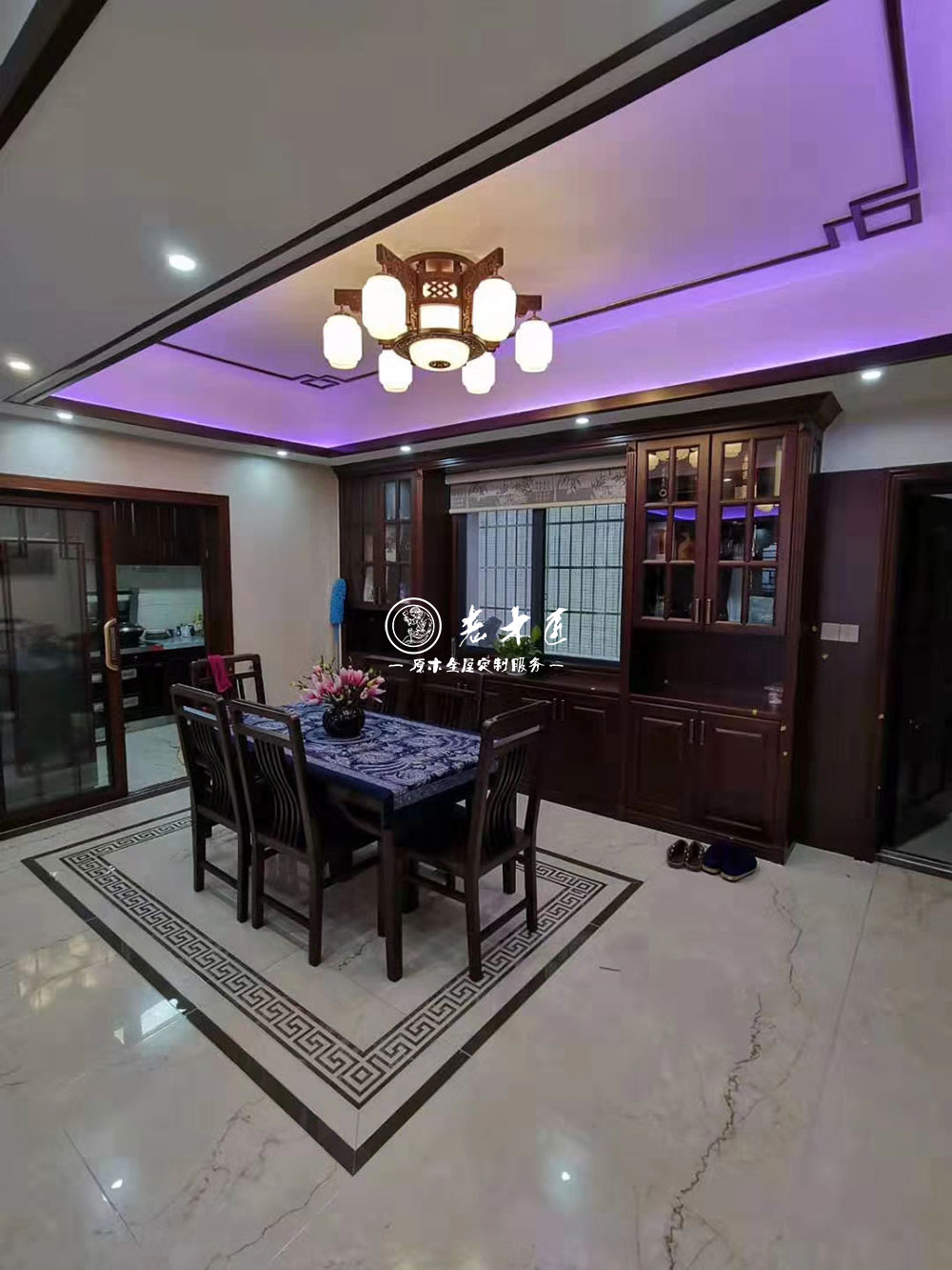 新中式實(shí)木全屋定制