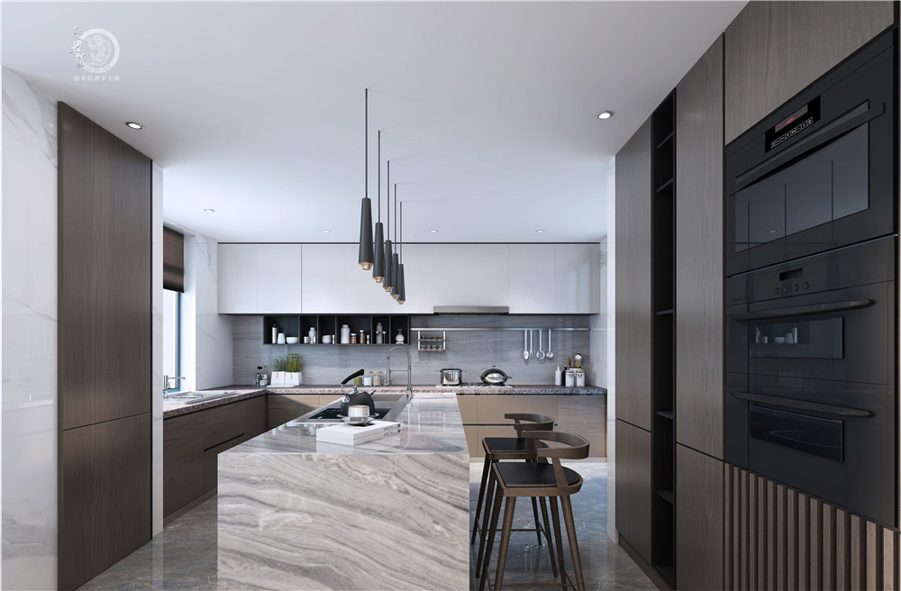輕奢廚房定制