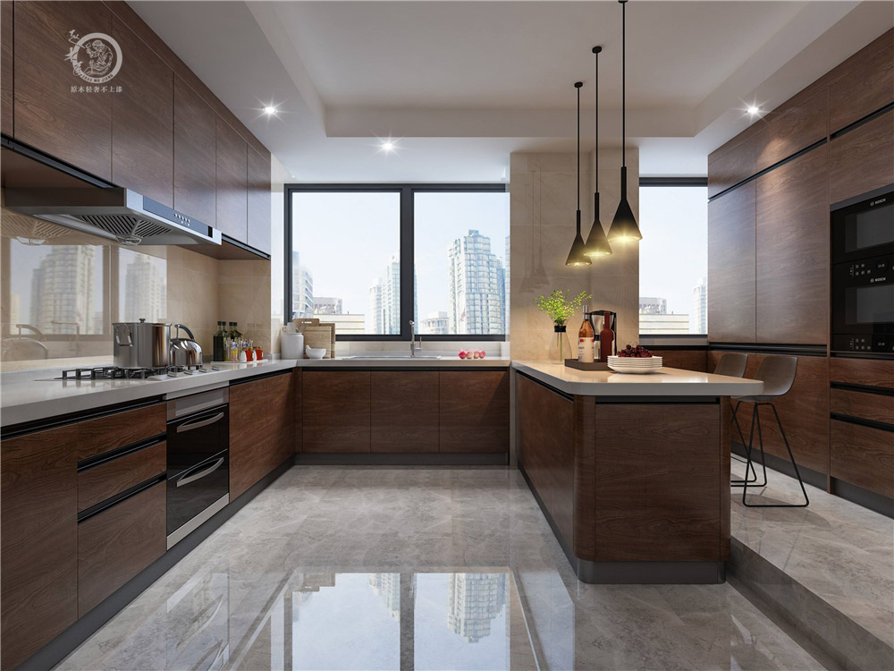 輕奢廚房定制