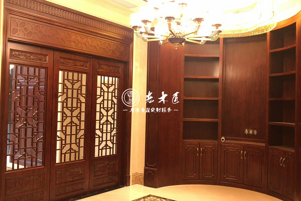 別墅新中式原木定制