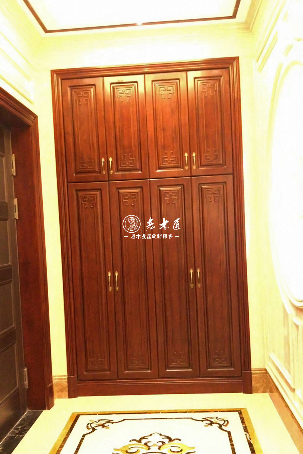 別墅新中式原木定制