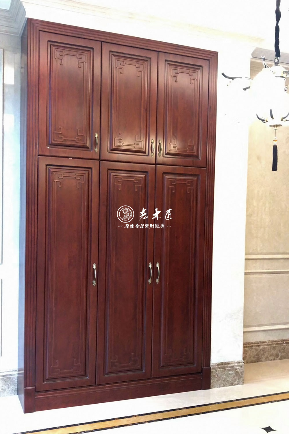 別墅新中式原木定制