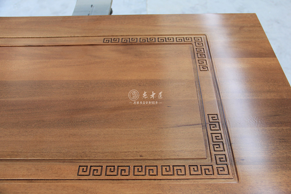 中式整板原木門(mén)