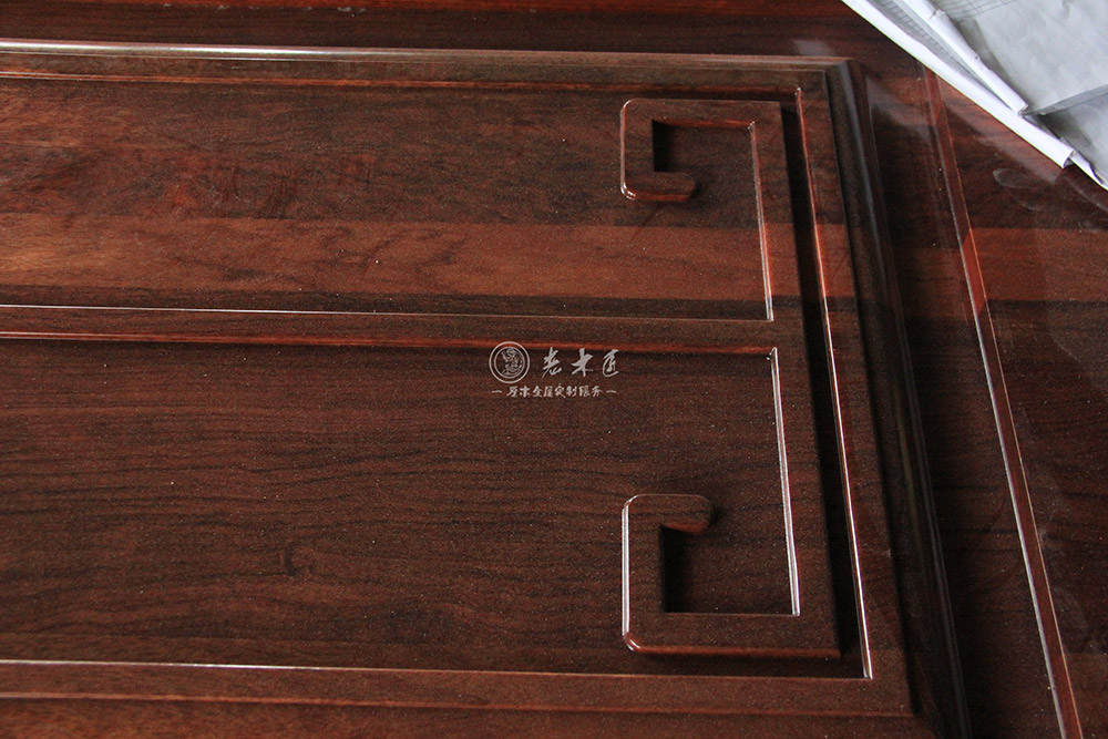 中式整板原木門(mén)