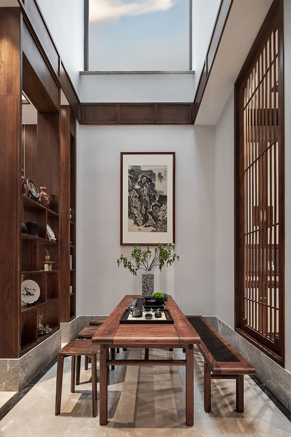 別墅新中式原木全屋定制