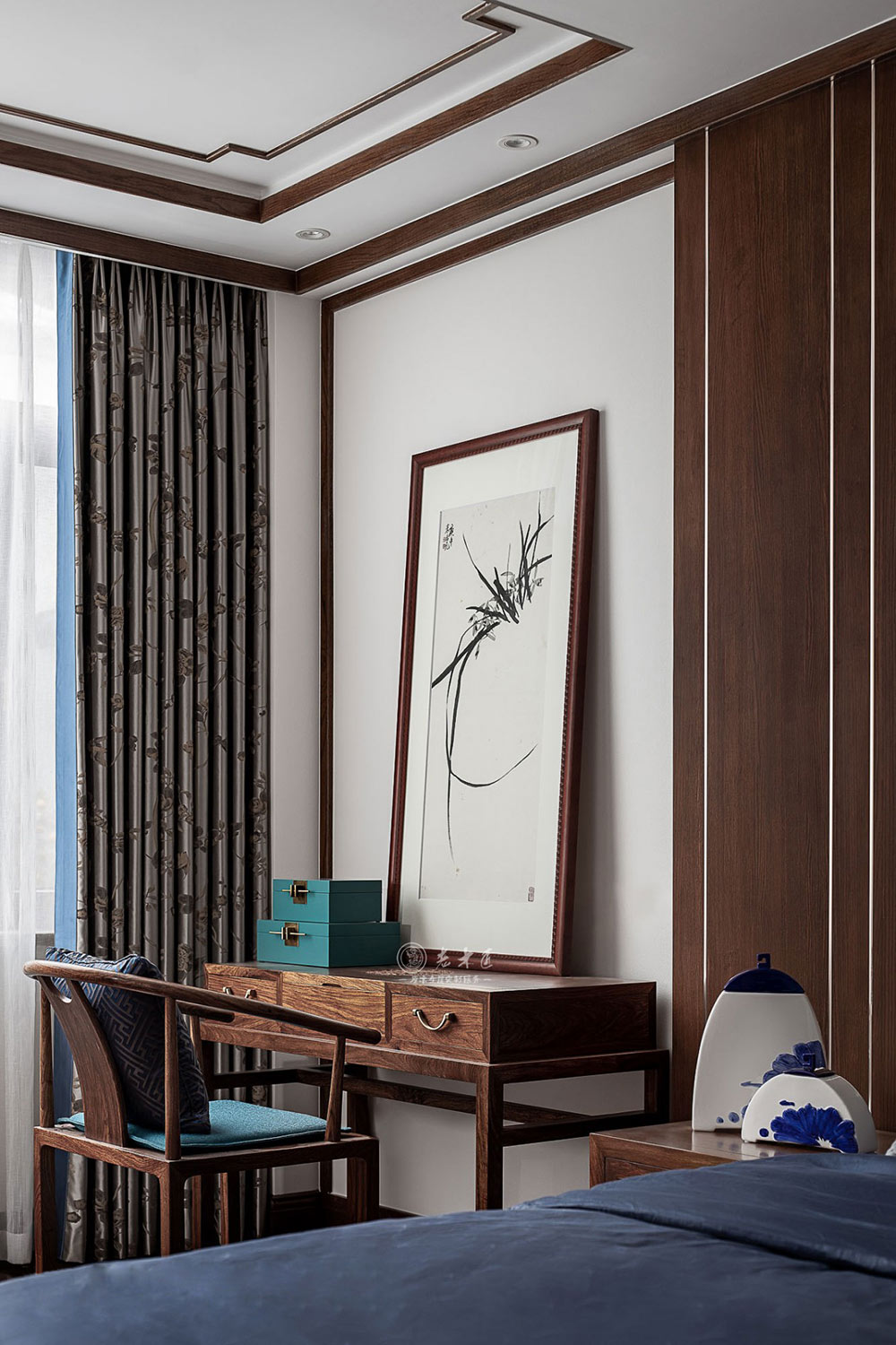 別墅新中式原木全屋定制