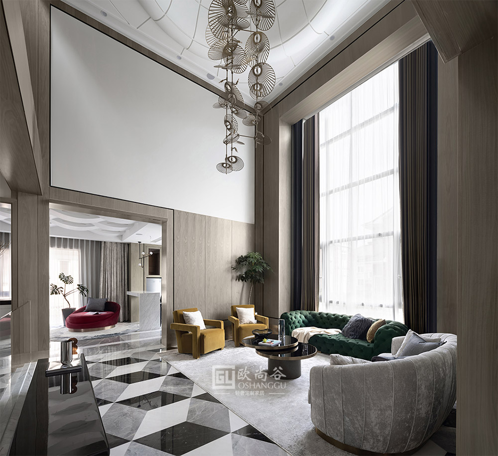 別墅原木輕奢家居定制