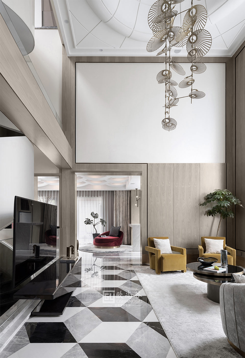 別墅原木輕奢家居定制