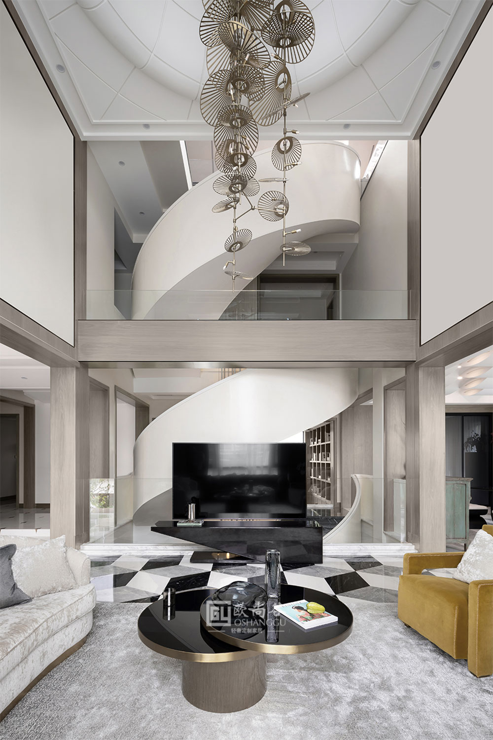 別墅原木輕奢家居定制