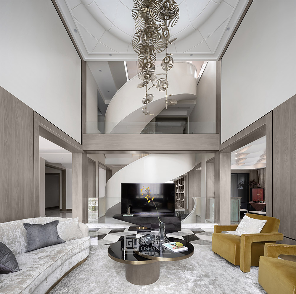 別墅原木輕奢家居定制