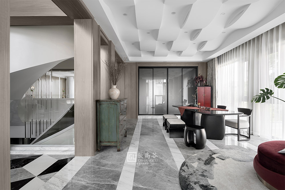 別墅原木輕奢家居定制