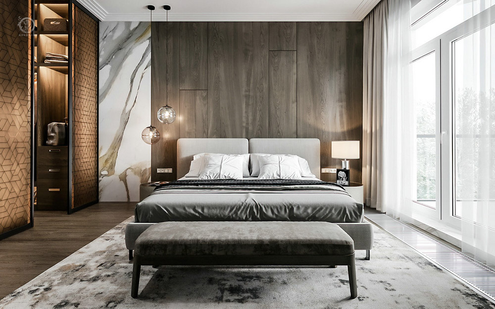 輕奢臥室原木定制