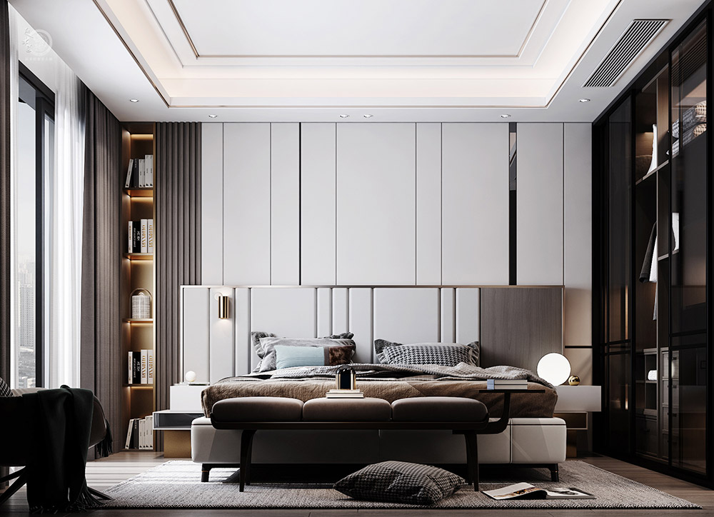 輕奢臥室原木定制