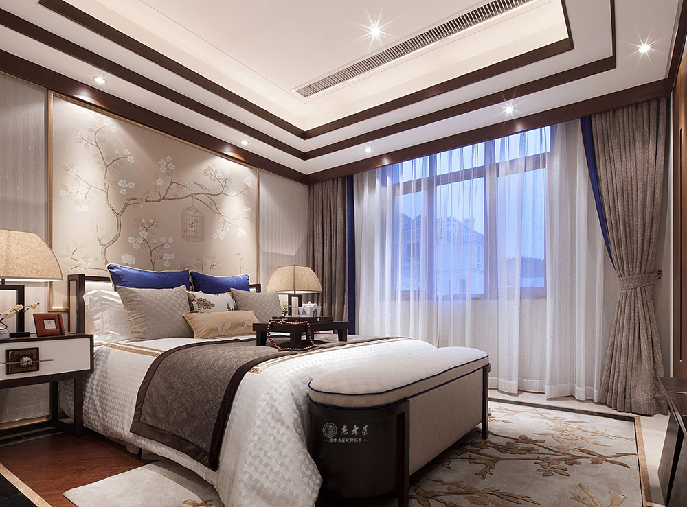 別墅新中式原木家居