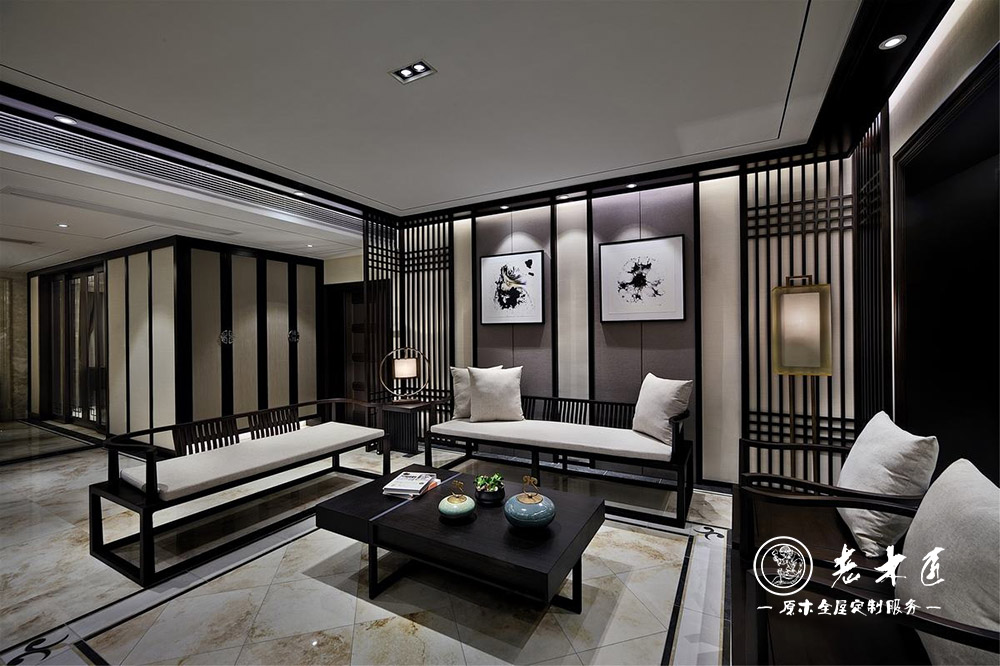 新中式原木全屋定制