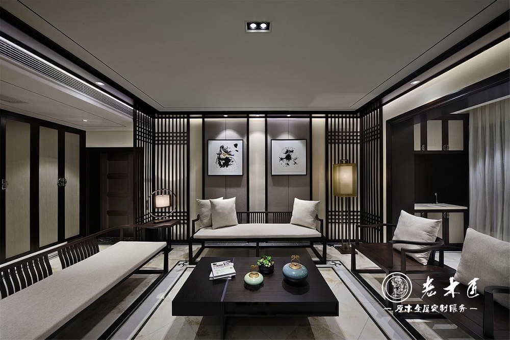 新中式原木全屋定制