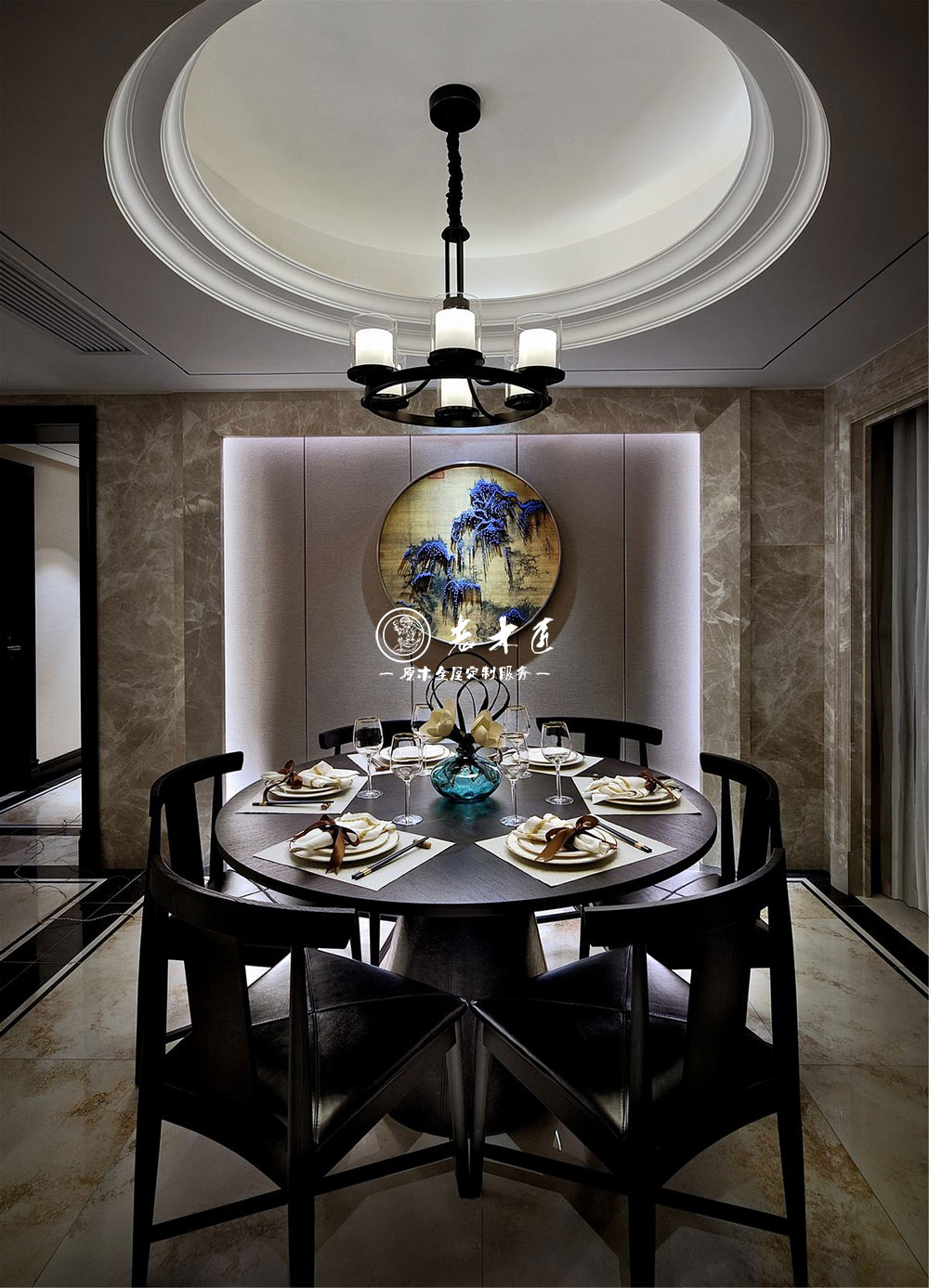 新中式原木全屋定制