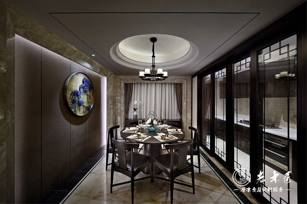 新中式原木全屋定制