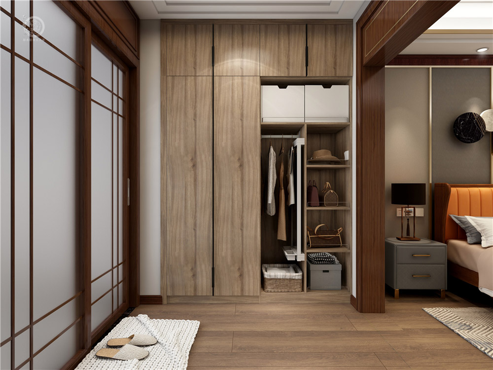 極簡(jiǎn)輕奢風(fēng)衣帽間