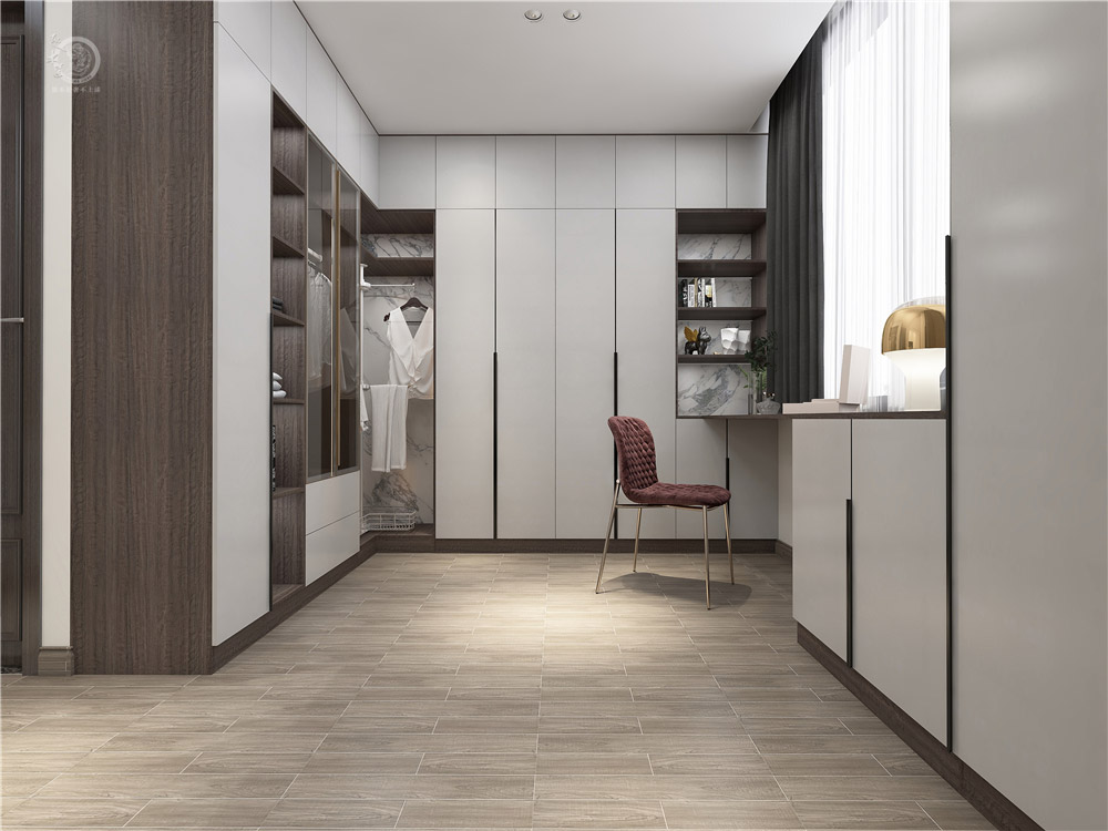 極簡(jiǎn)輕奢風(fēng)衣帽間