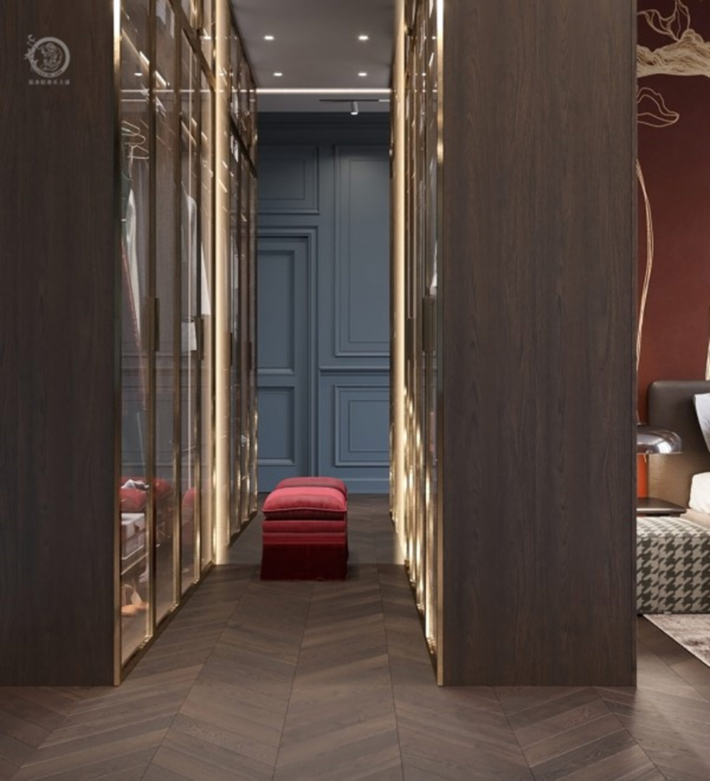 極簡(jiǎn)輕奢風(fēng)衣帽間