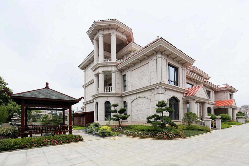 別墅中式原木定制