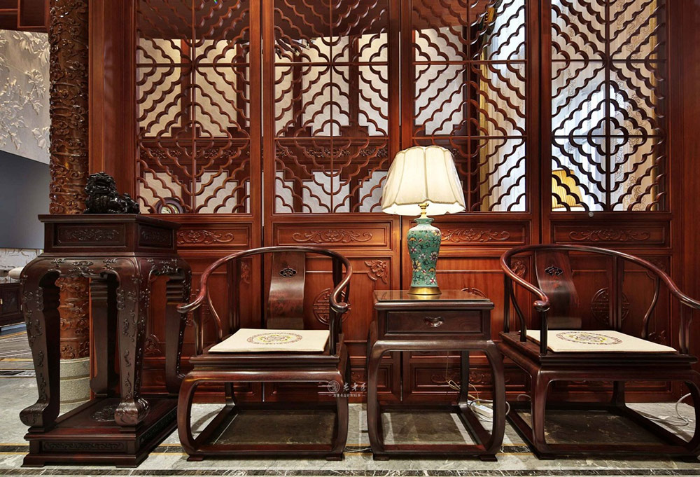 別墅中式原木定制