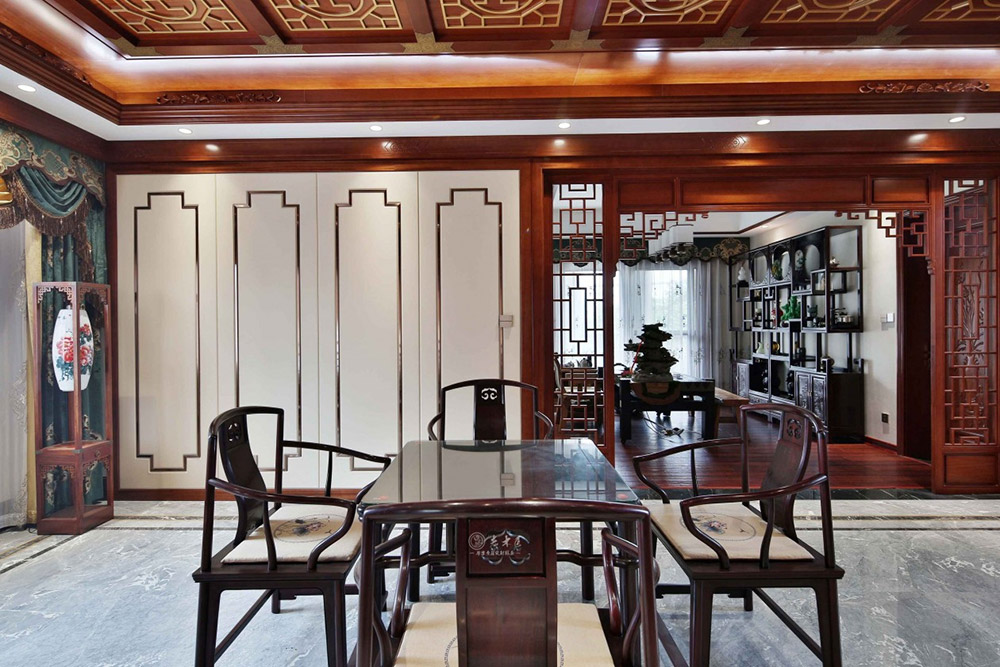 別墅中式原木定制