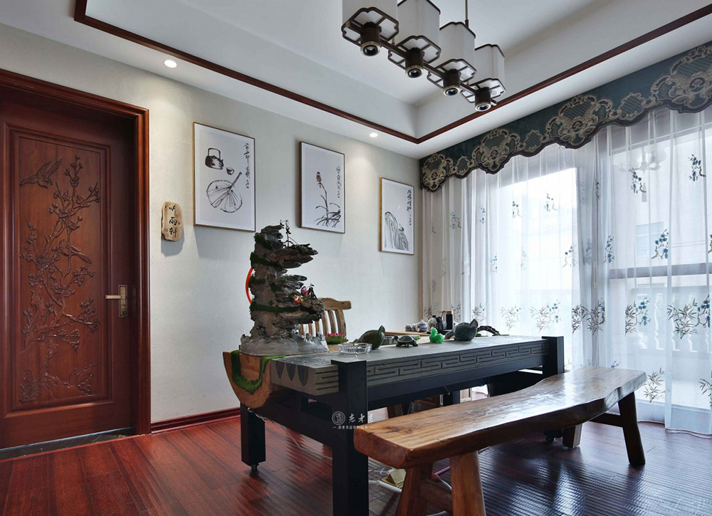 別墅中式原木定制