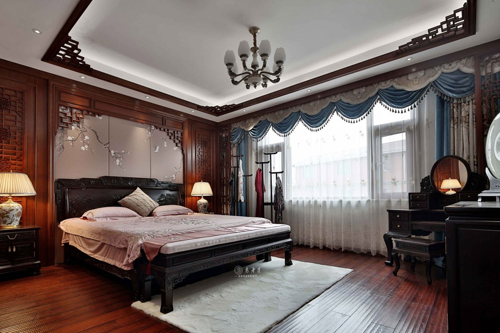 別墅中式原木定制