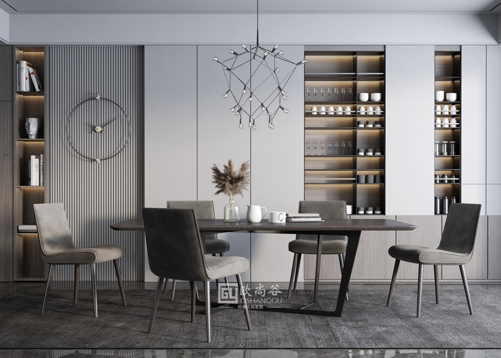 原木極簡輕奢餐廳