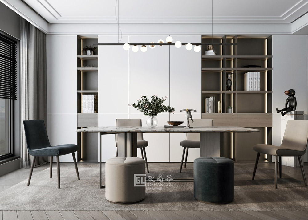 原木極簡輕奢餐廳