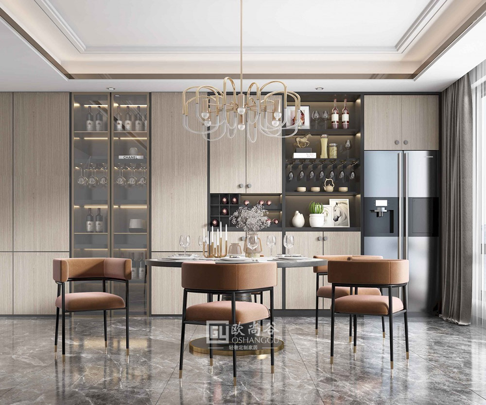 原木極簡輕奢餐廳