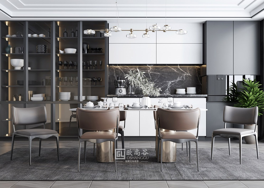 原木極簡輕奢餐廳