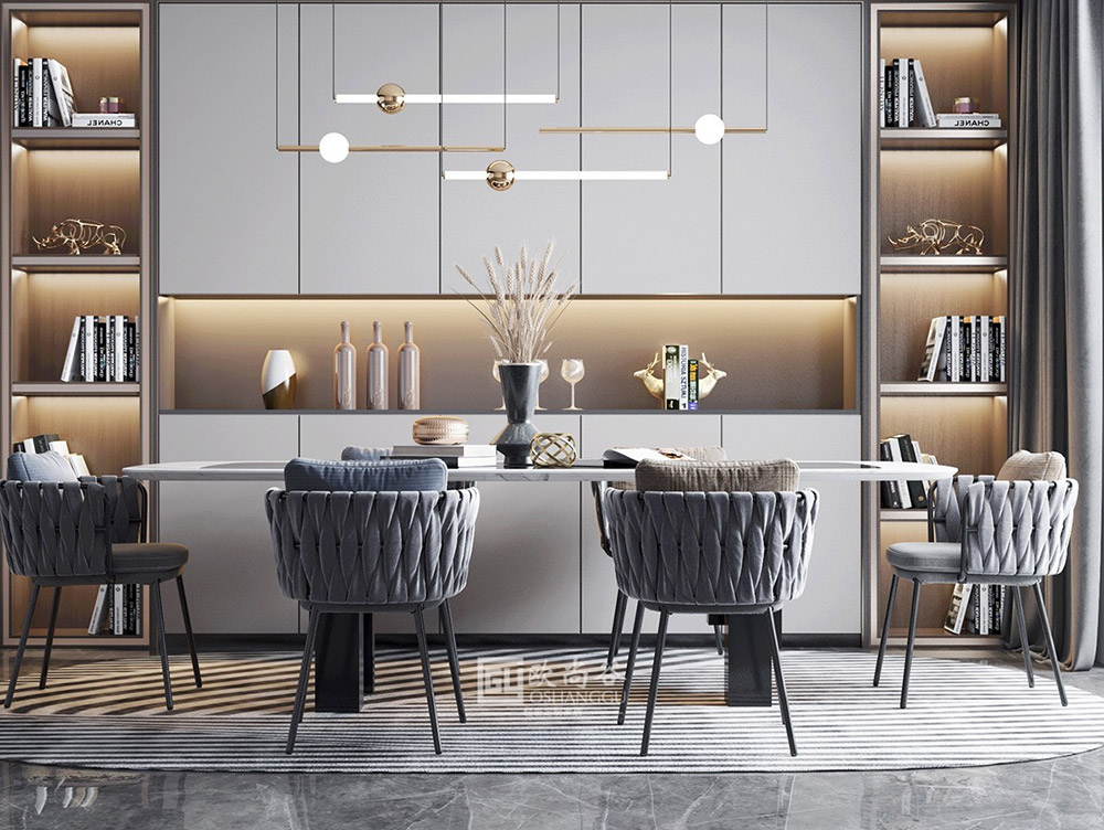 原木極簡輕奢餐廳