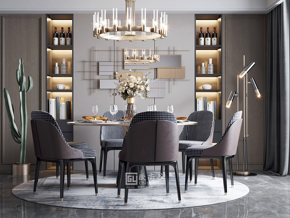 原木極簡輕奢餐廳