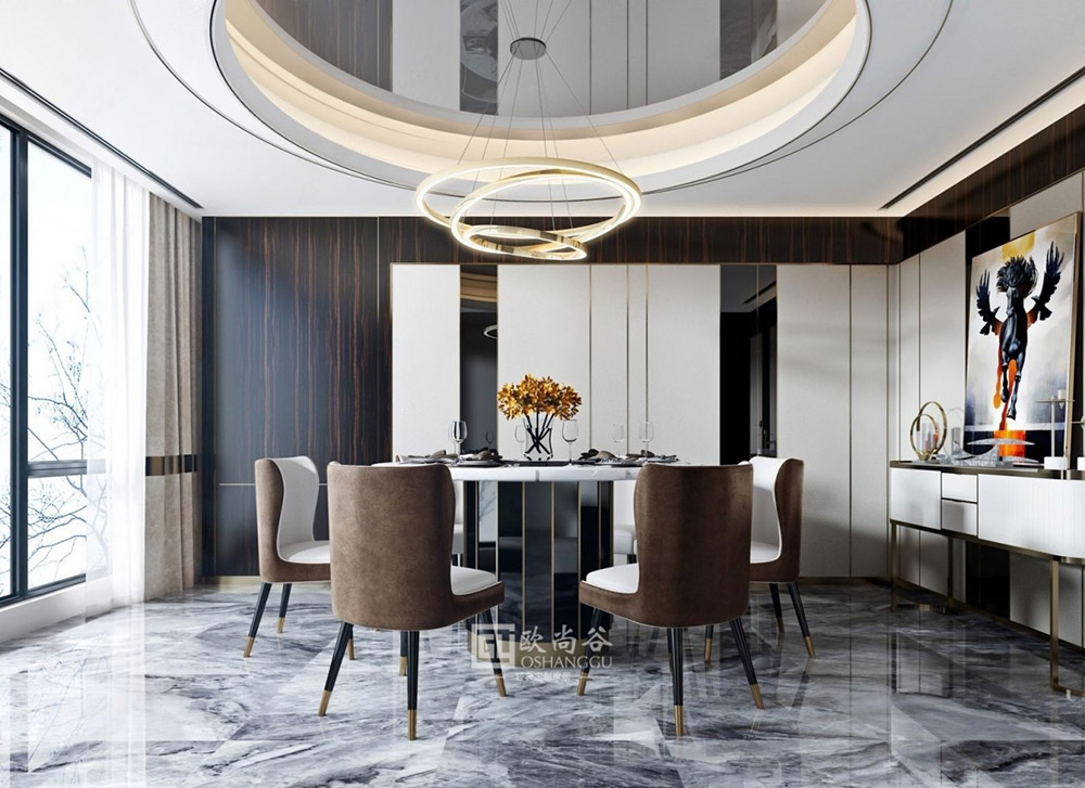 原木極簡輕奢餐廳