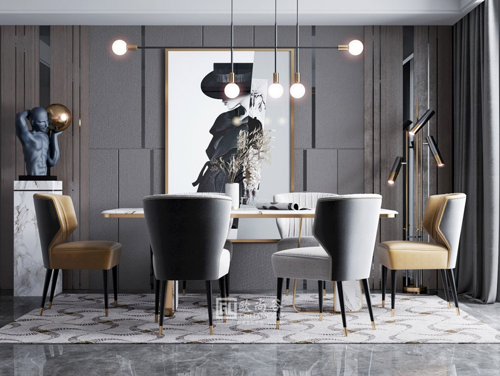 原木極簡輕奢餐廳