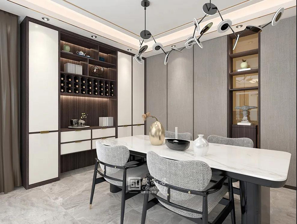 原木極簡輕奢餐廳