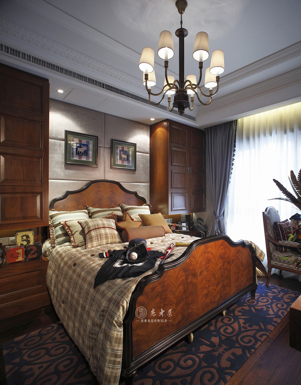 美式實(shí)木全屋定制