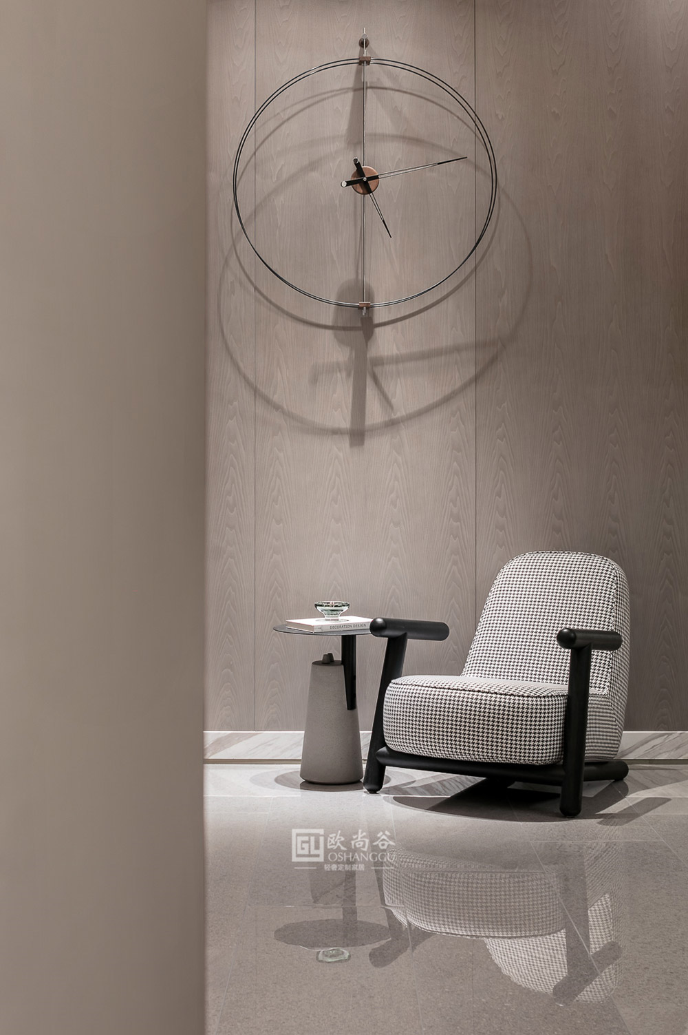 極簡輕奢客廳背景設(shè)計