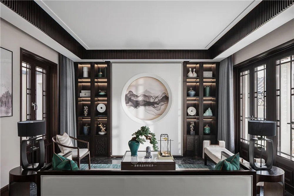 別墅中式原木定制